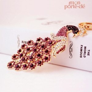 Porte-Clé design Paon