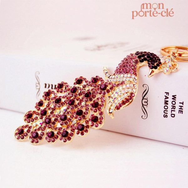 Porte-Clé design Paon