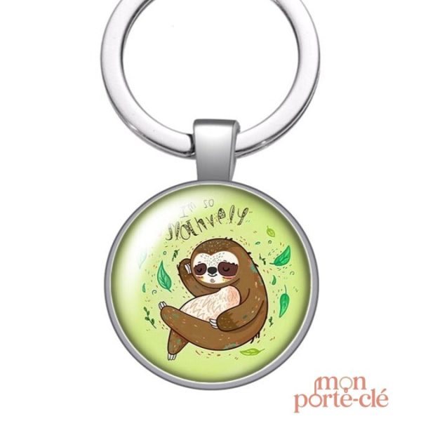 Accessoire porte-clé représentant un paresseux adorable