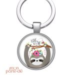 Porte-clé paresseux, décoration pratique pour vos clés