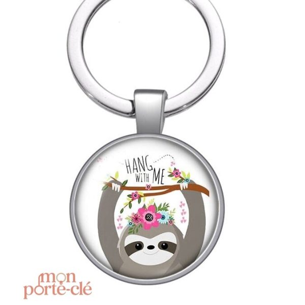 Porte-clé paresseux, décoration pratique pour vos clés