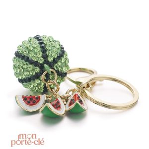 Accessoire Pratique : Porte-Clé à Motif Pastèque