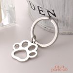 Porte-clé en forme de patte de chien, un clin d'œil canin