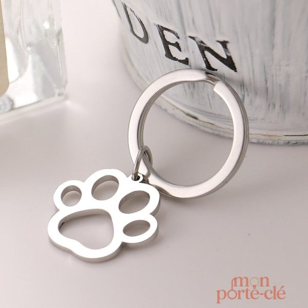 Porte-clé en forme de patte de chien, un clin d'œil canin