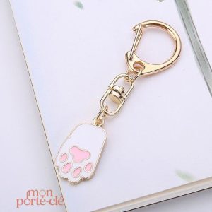 Porte-clé en forme de patte de lapin décoratif