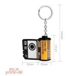 Porte-clé photo à thème photographique