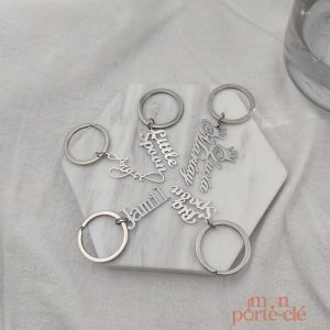 Porte-Clé Unique en 3D