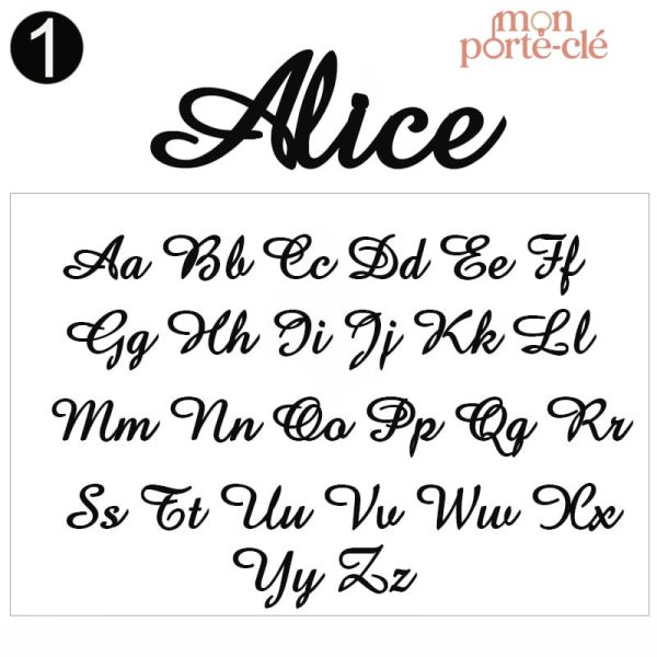 Porte-Clé 3D avec gravure