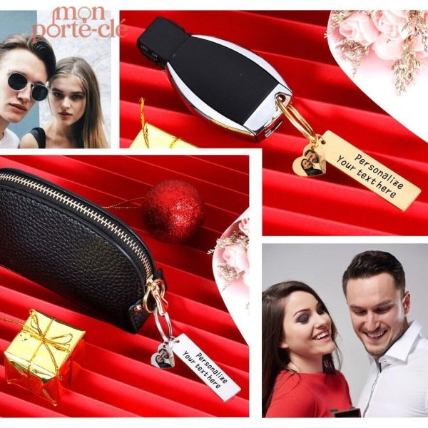 Porte clé design unique, accessoire sentimental