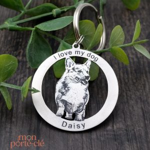 Porte-clé personnalisé avec motif animal