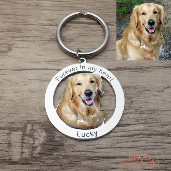 Porte-clé personnalisé avec design animal