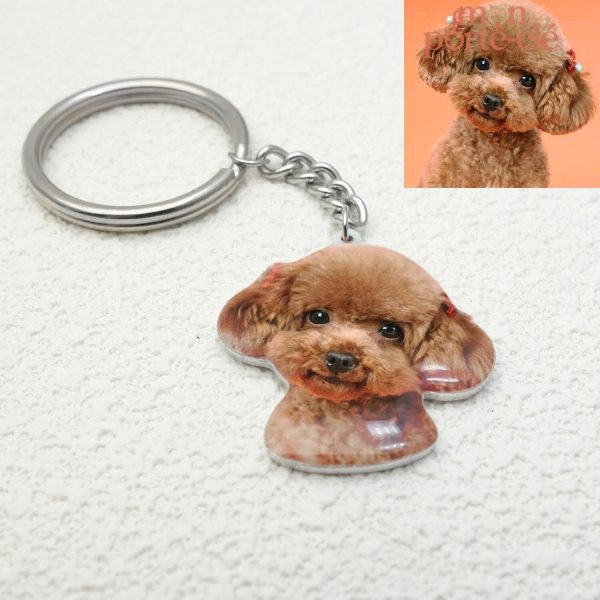 Accessoire personnalisé pour clé chien