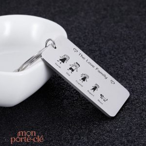 Porte-clé original pour tous les membres de la famille