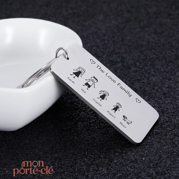 Porte-clé original pour tous les membres de la famille