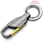 Porte clé personnalisé gravé en métal de qualité
