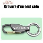 Porte clé sur mesure, personnalisation facile et rapide