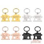 Porte-clé personnalisé pour un cadeau spécial maison