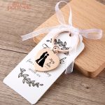 Porte-clé mariage personnalisé élégant et unique