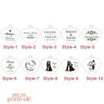 Porte-clé spécial mariage pour invités