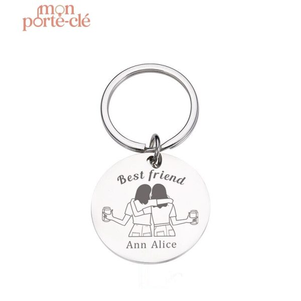 Cadeau porte-clé personnalisé amitié