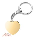 Porte-clé photo unique avec message personnalisé