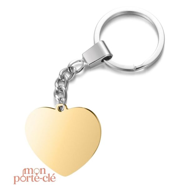 Porte-clé photo unique avec message personnalisé