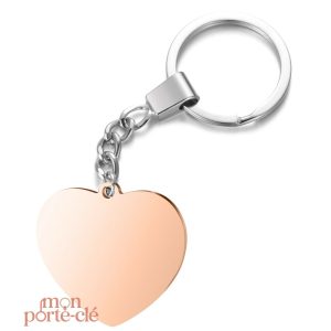 Porte-clé photo et texte sur mesure