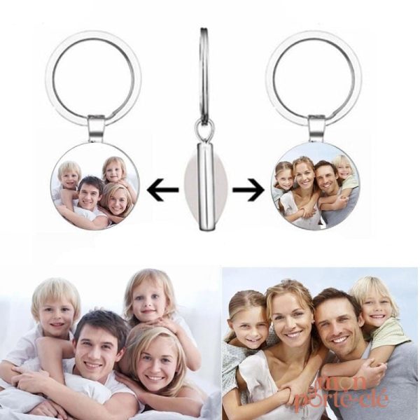 Porte-clé personnalisé recto verso pour un cadeau unique