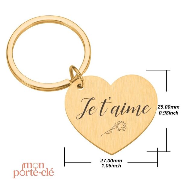 Porte-Clé Saint Valentin Original
