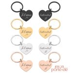 Porte-Clé Unique pour la Saint Valentin