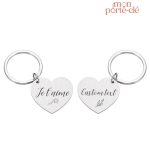 Cadeau Saint Valentin : Porte-Clé Personnalisable