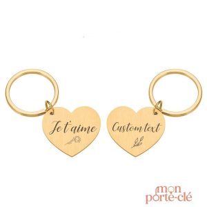 Porte-Clé Amour à Personnaliser