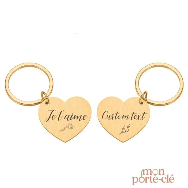 Porte-Clé Amour à Personnaliser
