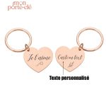 Porte-Clé Saint Valentin pour Couple