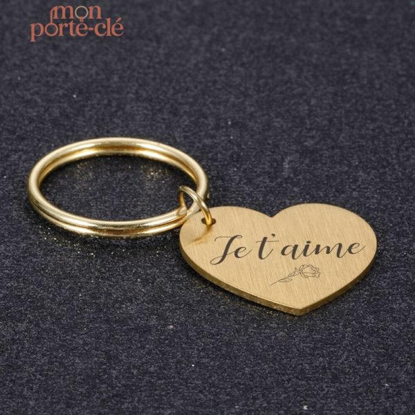 Porte-Clé Amoureux à Personnaliser
