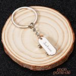 Porte-clé skateboard avec personnalisation au choix