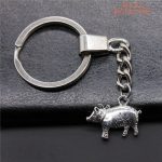Accessoire porte-clé cochon pour les amateurs d'animaux