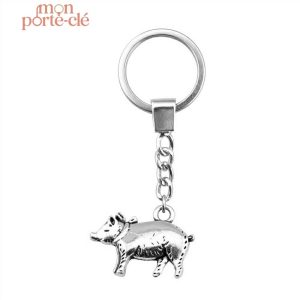Porte-clé Petit Cochon, accessoire tendance et ludique