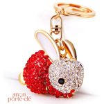 Porte-clé Lapin en forme de petit lapin mignon