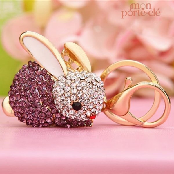 Porte-clé Petit Lapin, un accessoire tendance et charmant