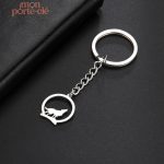 Porte-clé en forme de loup pour les amoureux des animaux