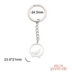 Porte-clé Petit Loup, accessoire animalier stylé et original