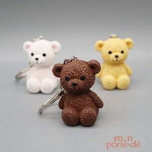Petit Ours Porte-Clé en peluche douce et adorable