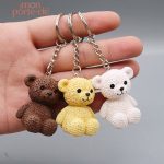 Porte-clé ours mignon pour un accessoire tendance