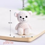 Accessoire porte-clé ourson, idéal pour les fans de peluches