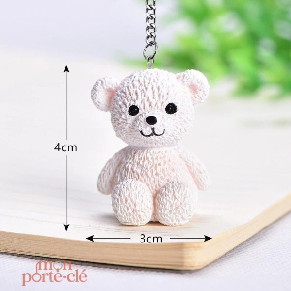 Accessoire porte-clé ourson, idéal pour les fans de peluches