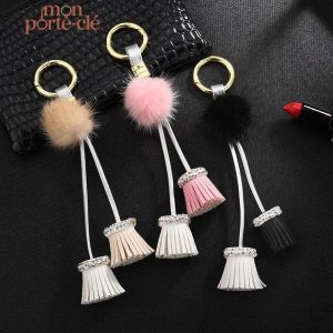 Porte-Clé Pompon pour un accessoire pratique