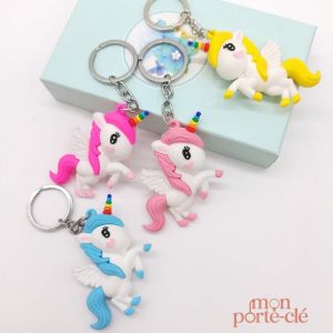 Porte-clé en forme de petite licorne