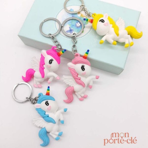 Porte-clé en forme de petite licorne