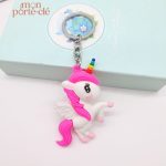 Accessoire porte-clé adorable licorne
